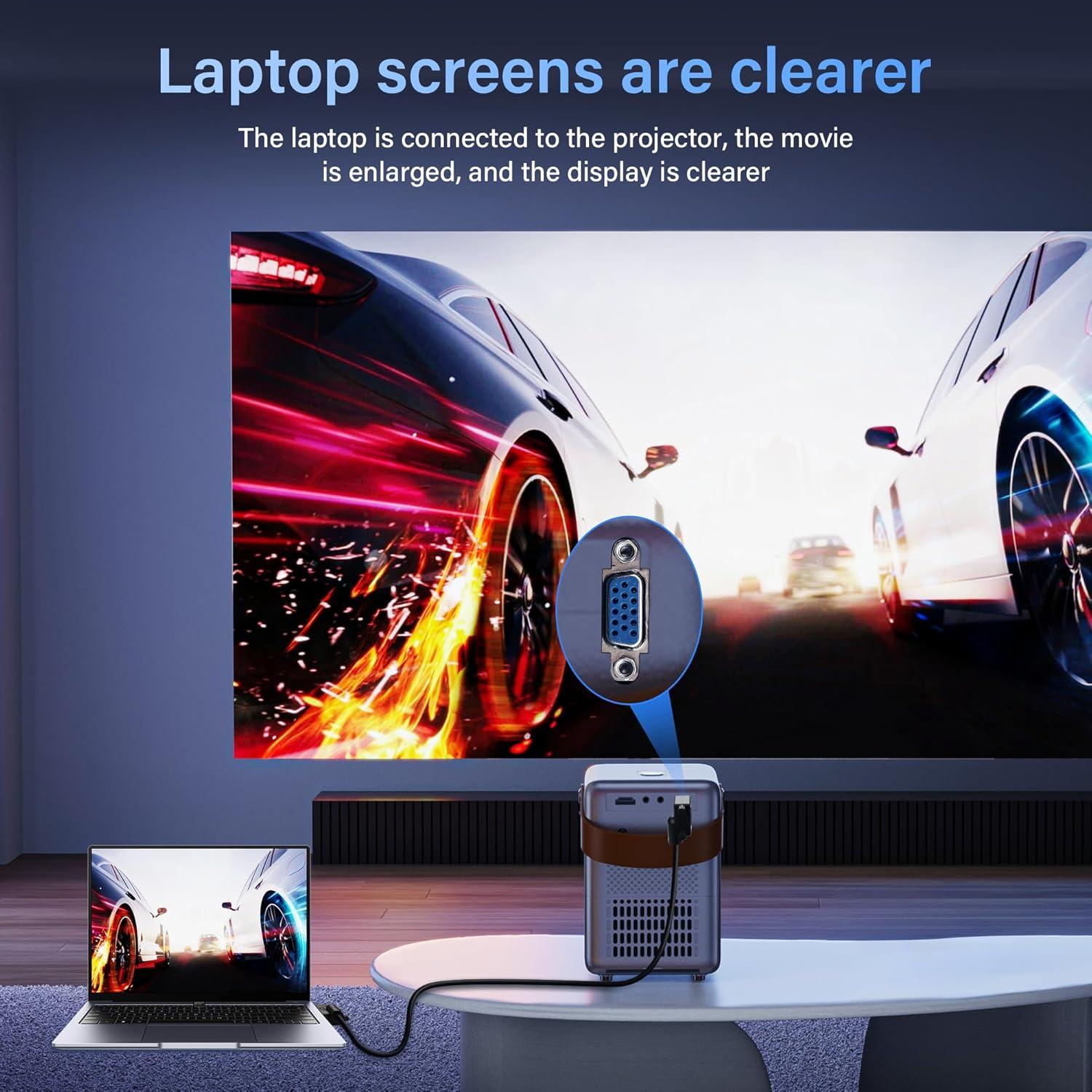 Cable VGA macho a macho 90 grados PNGKNYOCN 0.5M 1080P