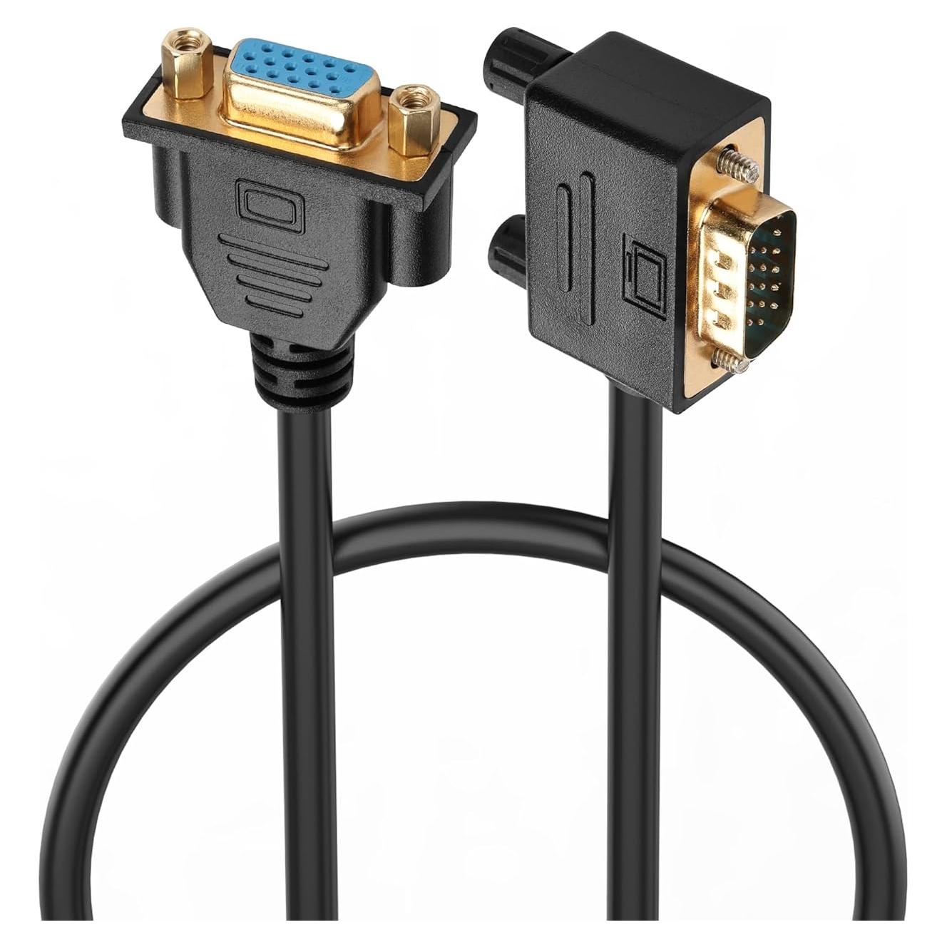 Cable VGA Extensión 90 Grados PNGKNYOCN 0.5M Full HD 1080P