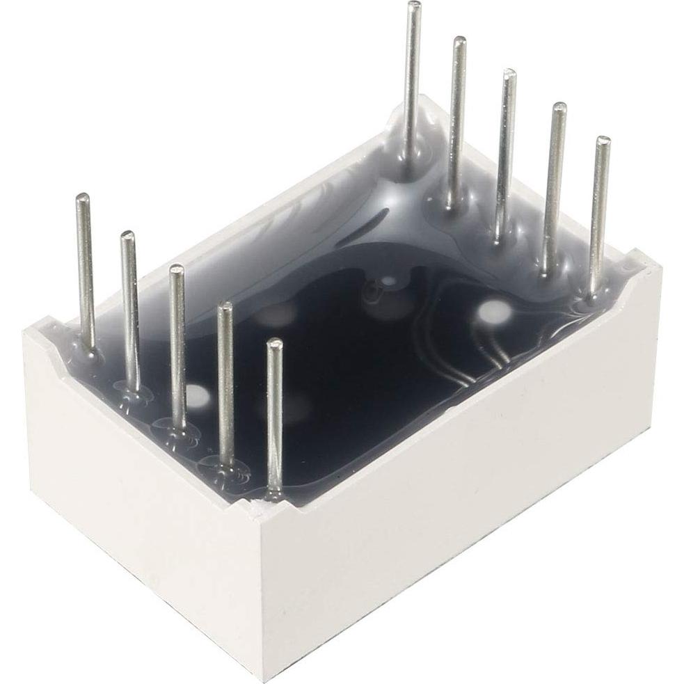 Tubo LED 7 Segmentos Rojo uxcell 5611AH 10 Piezas 13.97 mm