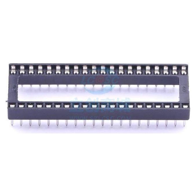 Zócalo DIP-40IC 40P Genérico 10 Pcs 2.54mm Plug-in