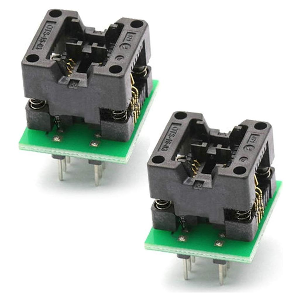 Adaptador Socket HiLetgo SOIC8 SOP8 a DIP8 EZ Programador