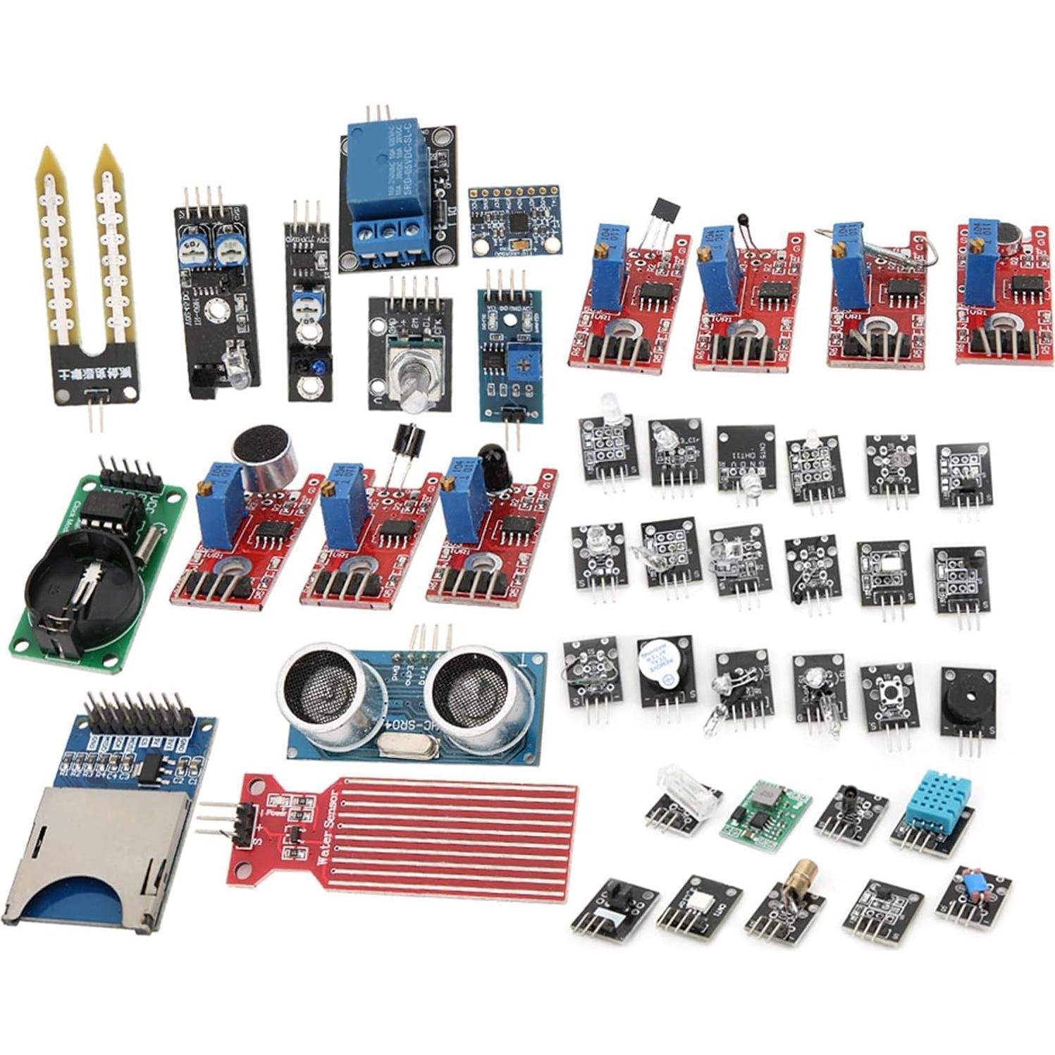 Kit de Módulos de Sensor 45 Piezas Fafeicy para Principiantes