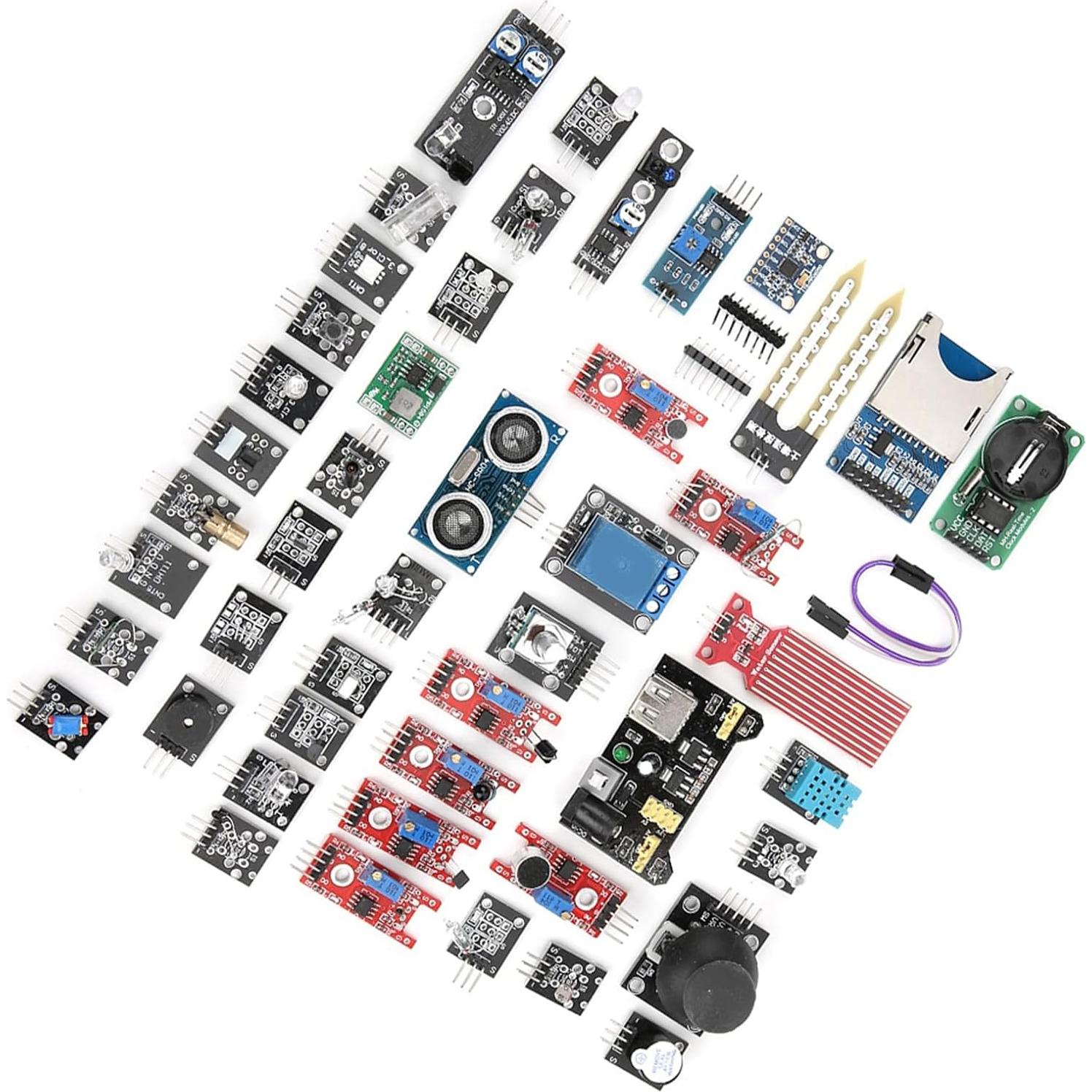 Kit de Módulos de Sensor 45 Piezas Fafeicy para Principiantes