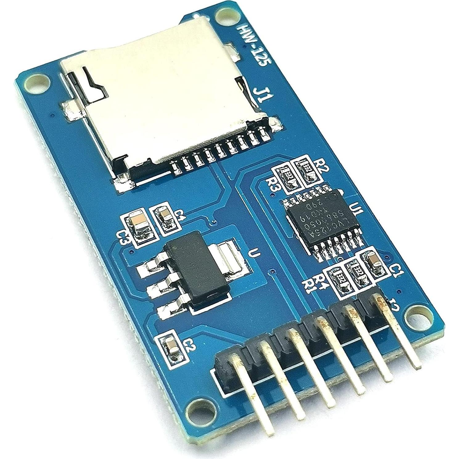 FainWan 2PCS Placa de Expansión Micro SD SPI 6 Pines