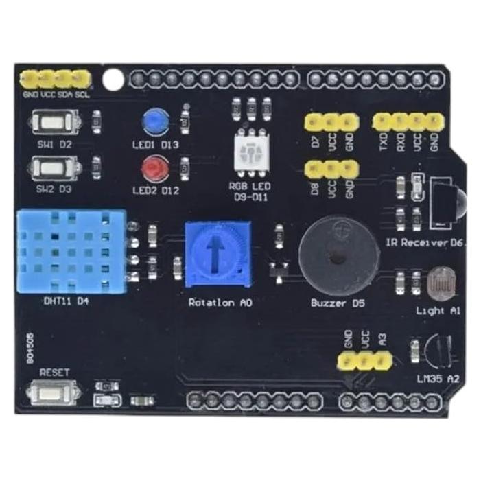 Tablero Sensor 9 en 1 DHT11 LM35 Temperatura Humedad TEJEPAWRIP
