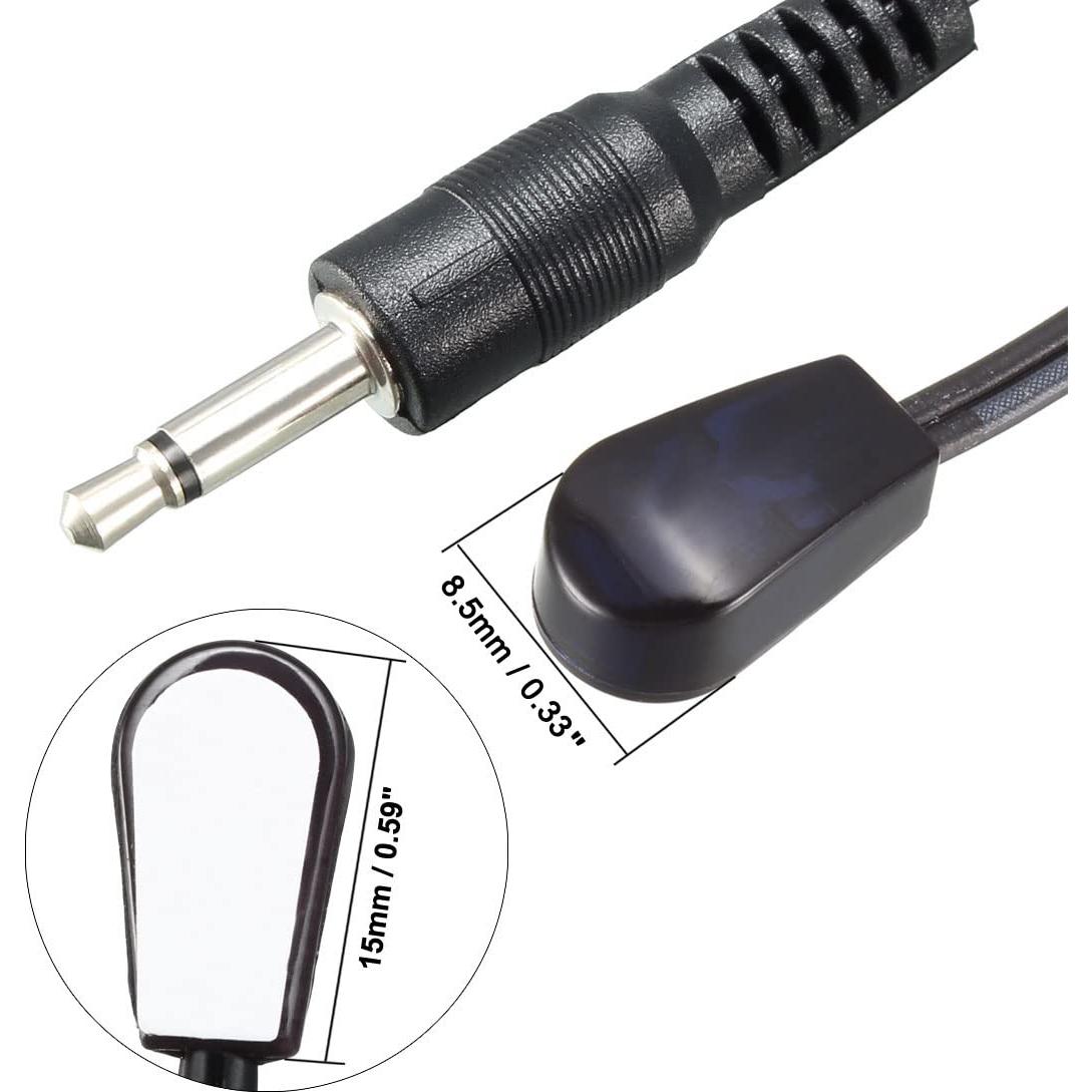 Cable Emisor Infrarrojo uxcell 1.5m Jack 3.5mm 45°