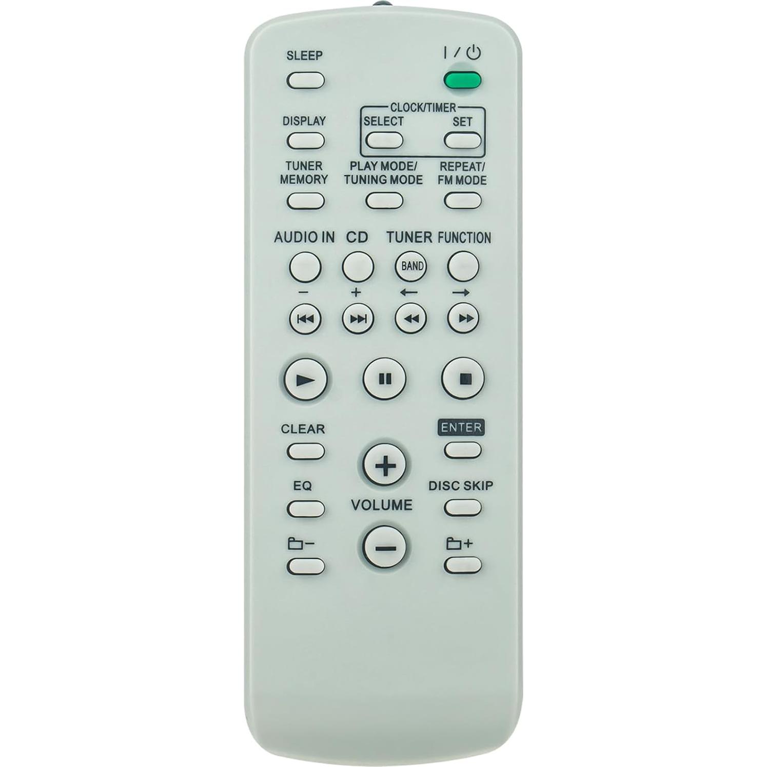 Control Remoto Reemplazo RM-SC55 para Mini Hi-Fi Sony