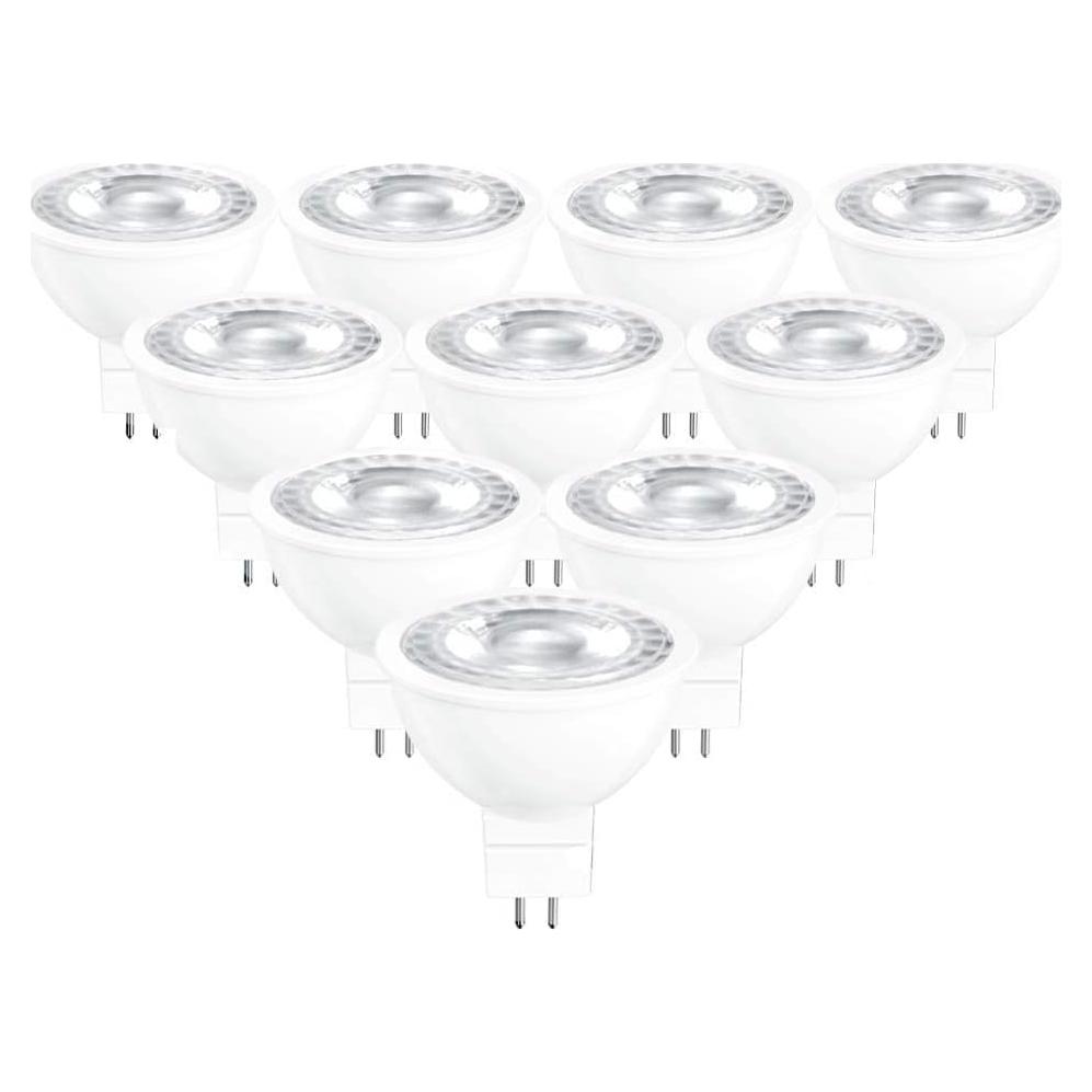 Bombilla LED MR16 12V LumStory 5W 450lm Blanco Cálido 10-Pack