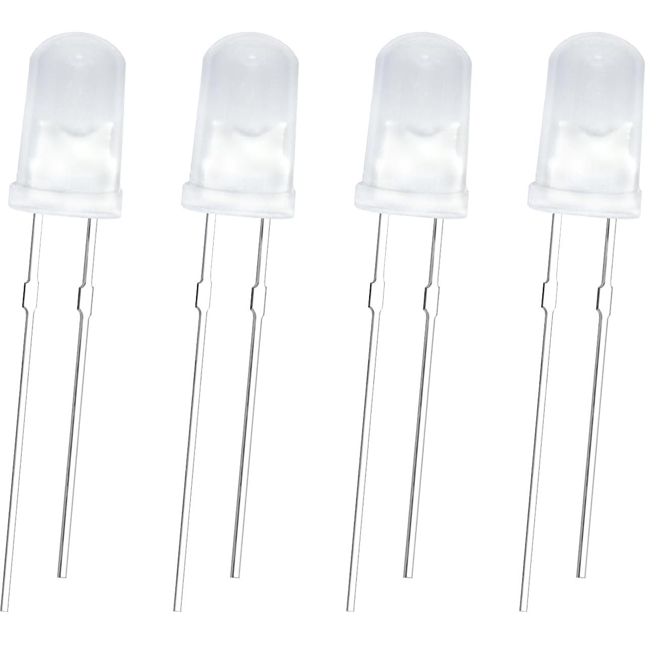 Kit de 100 Diodos LED Difusos 5mm Rojo YUNKE DIANZI