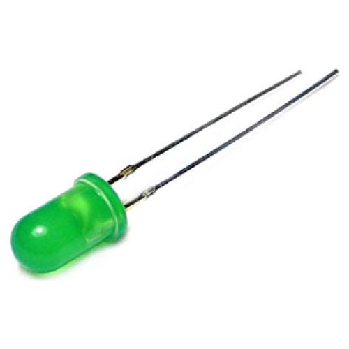 LEDs Verdes Difusos E-Projects B-0001-A01 5mm Paquete 25
