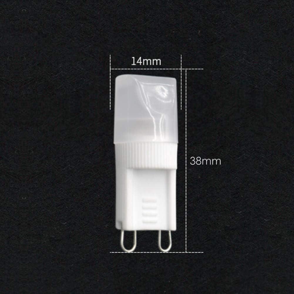 Bombilla LED G9 2W Regulable 6000K Cerámica 6 Pcs