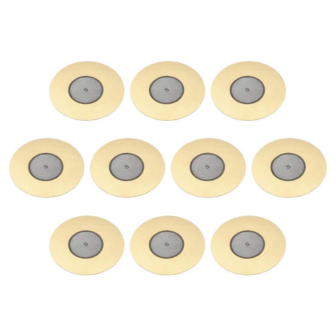 Discos Piezoeléctricos uxcell 50mm para Guitarras y Tambores - 10 Pcs