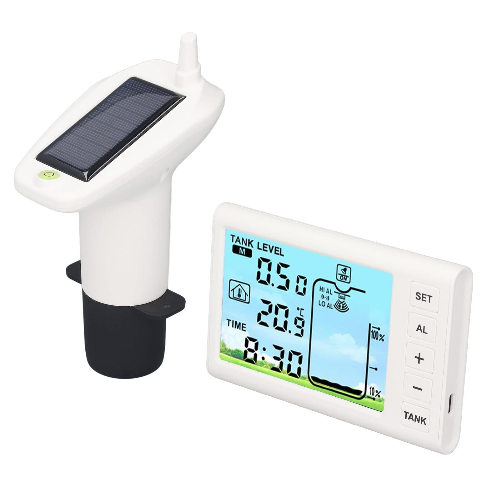 Sensor de Nivel de Agua Ultrasónico Srliya con Pantalla 4.3"