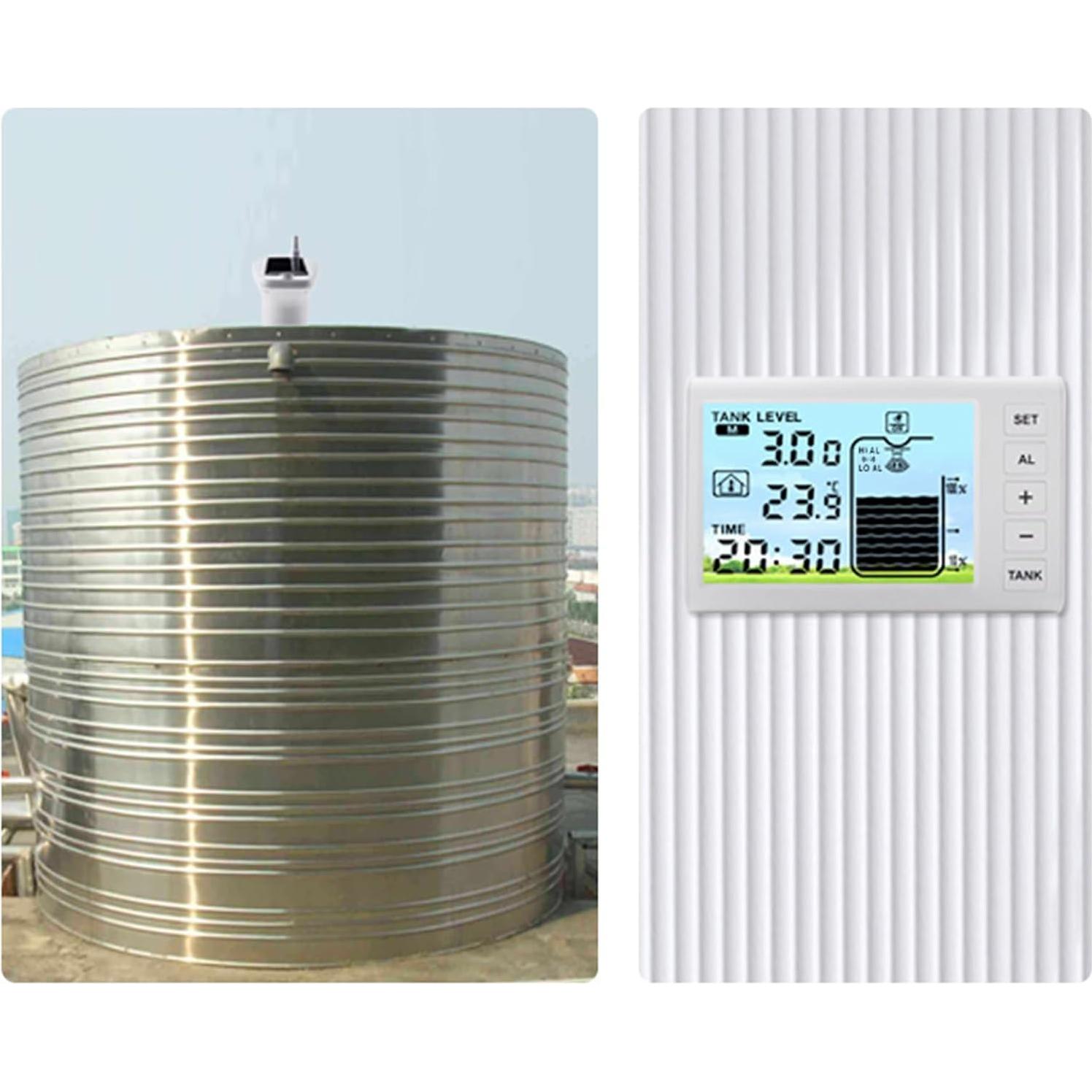 Sensor de Nivel de Agua Ultrasónico Srliya con Pantalla 4.3"