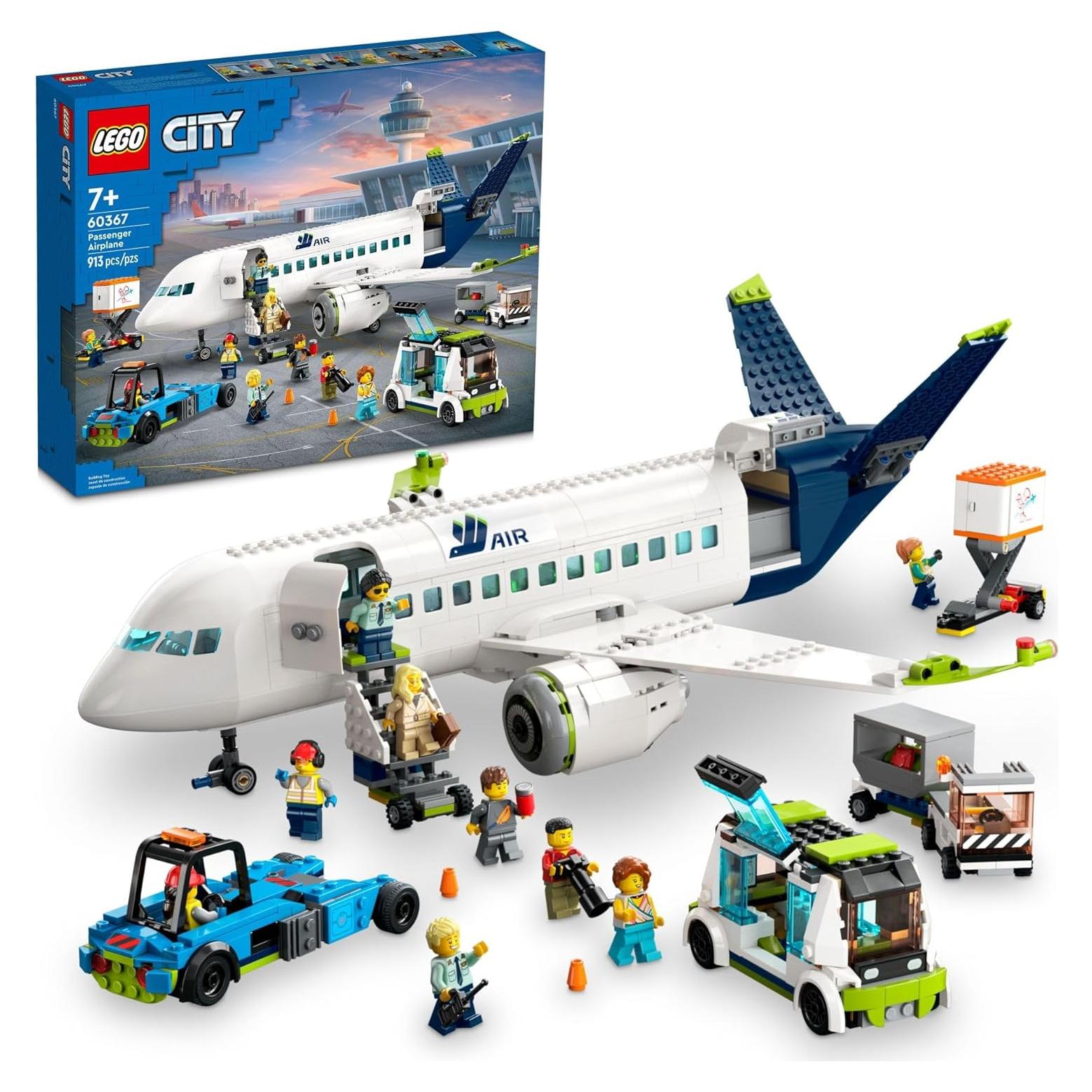 Avión de Pasajeros LEGO City 60367 - Juguete de Construcción