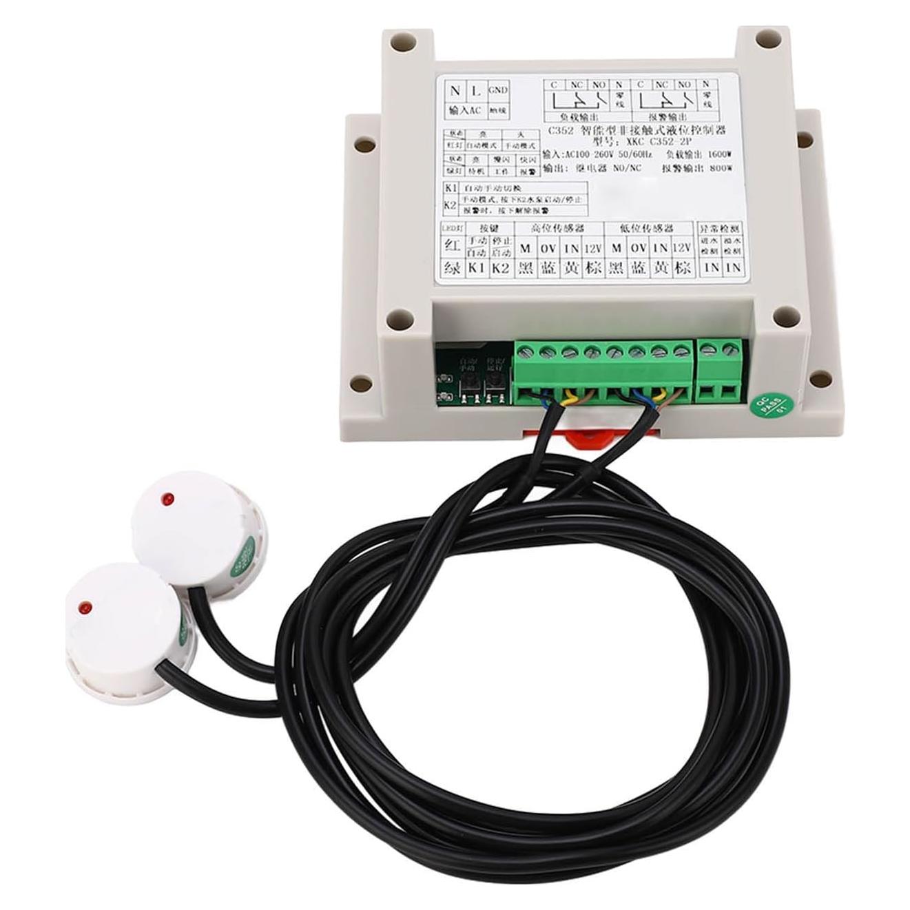 Controlador de Nivel de Agua Topyond, Sensibilidad Ajustable AC100-260V