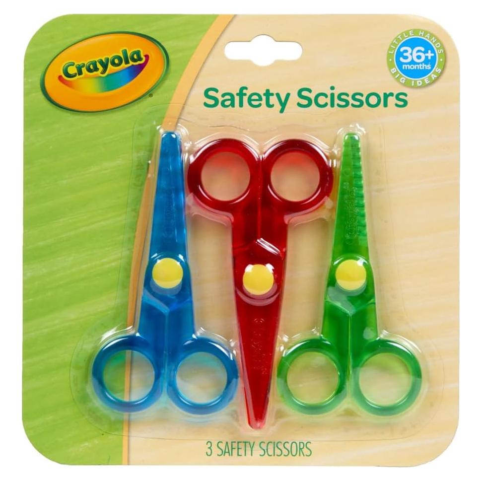 Tijeras de Seguridad Crayola 3 Piezas para Niños