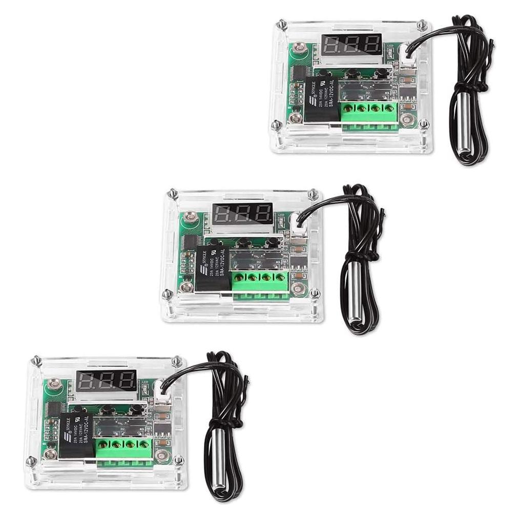 Controlador de Temperatura Digital AITRIP W1209 12V 3PCS -50 a 110°C