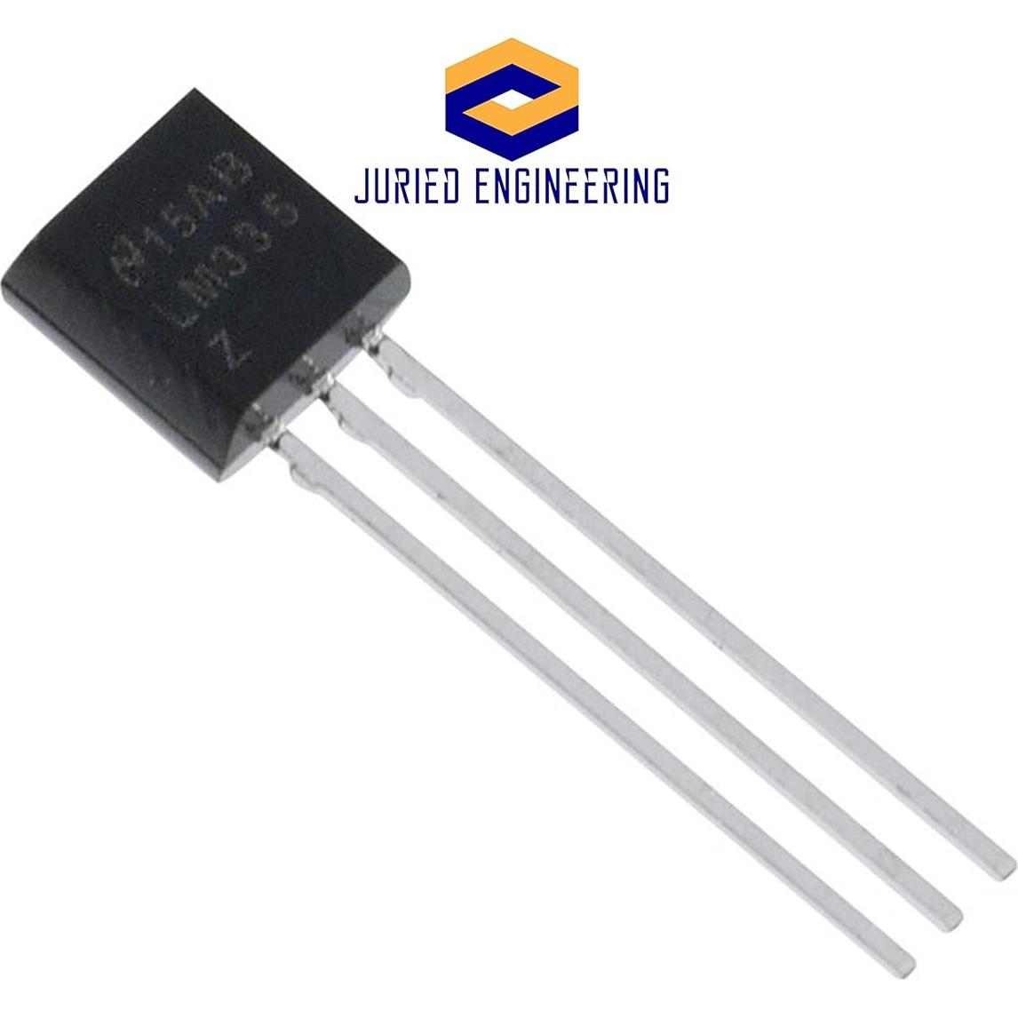 Sensor de Temperatura LM335Z TI Analógico -10mV/K - Paquete de 5