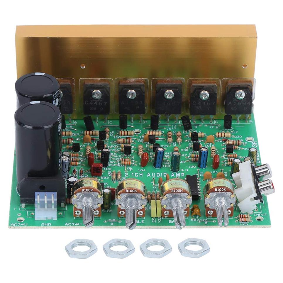 Placa Amplificador Digital 2.1 Canales 300W Walfront