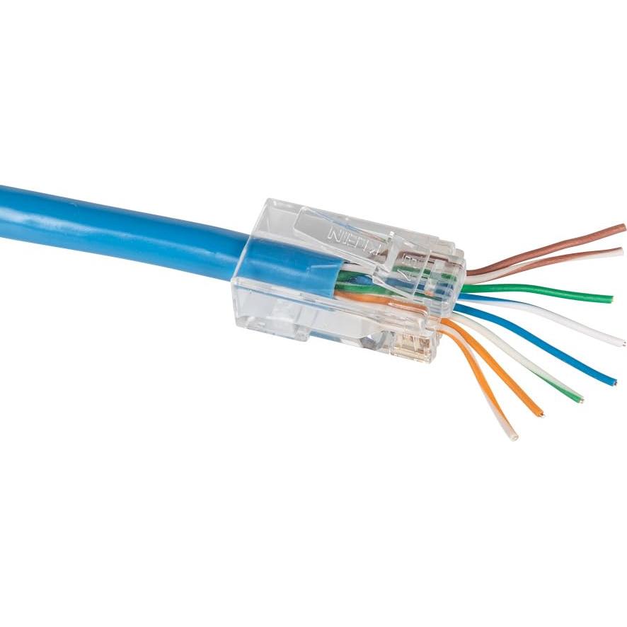 Conectores Pass-Thru RJ45 CAT5E Klein Tools VDV826-702 Paquete 50
