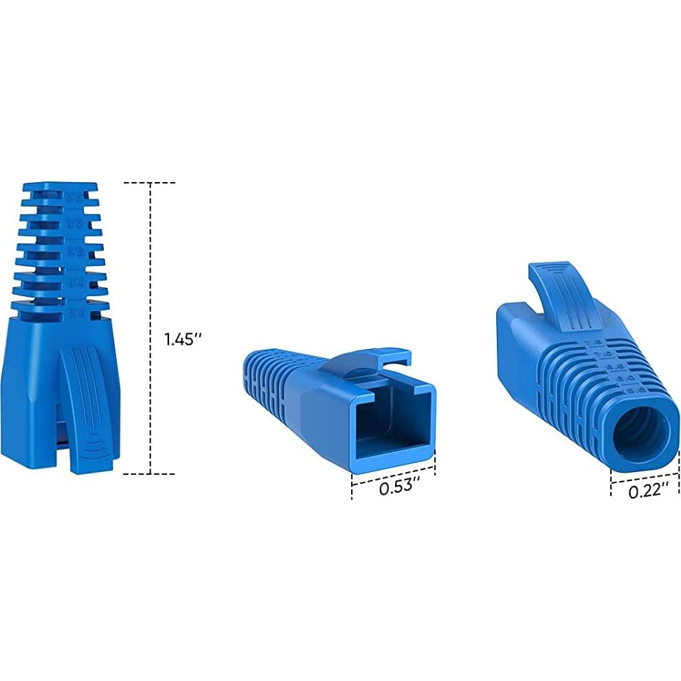 Cable RJ45 con Botón de Alivio de Tensión CableCreation 100-Pack