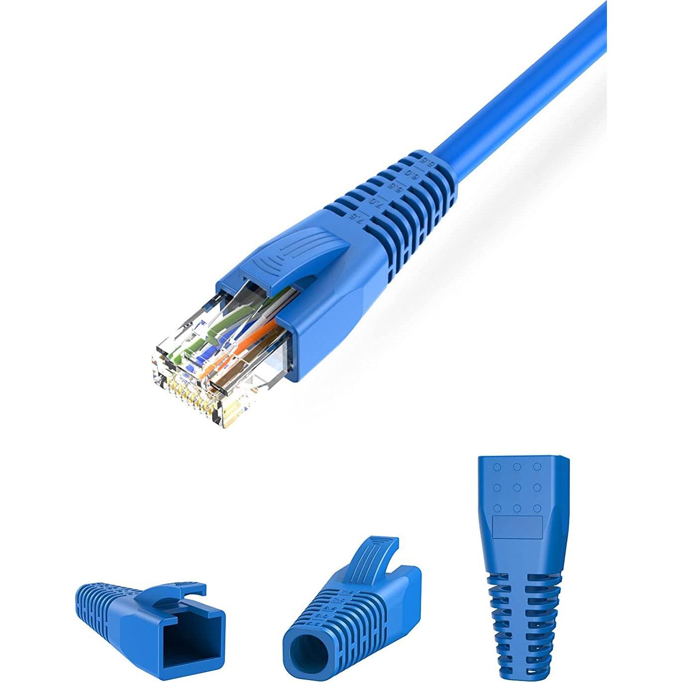 Cable RJ45 con Botón de Alivio de Tensión CableCreation 100-Pack