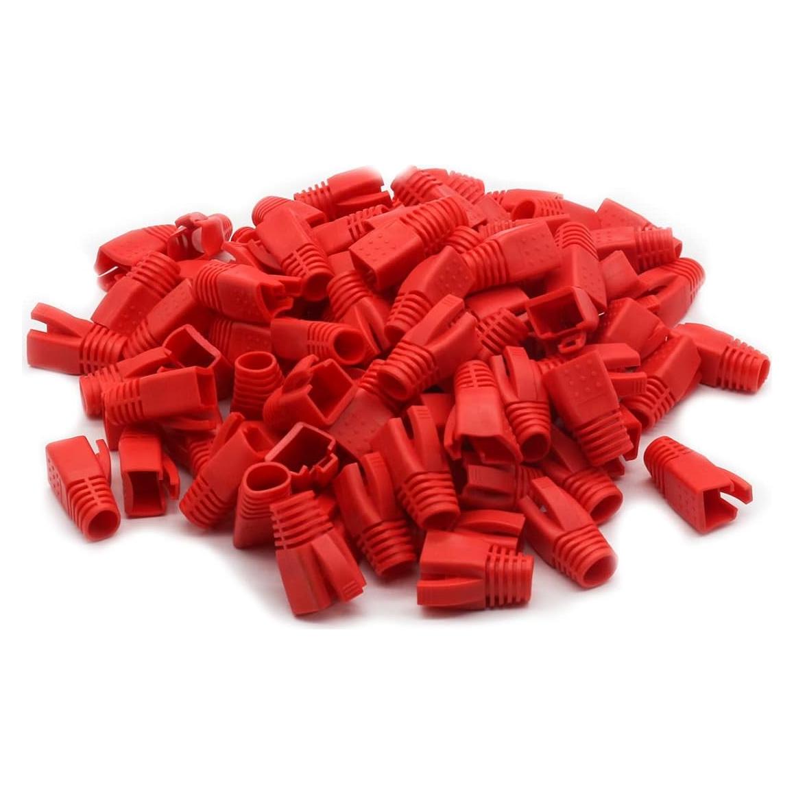 Bota de Alivio de Tensión RJ45 WQAPVHBG para Cables CAT6 a CAT8 - Paquete de 100