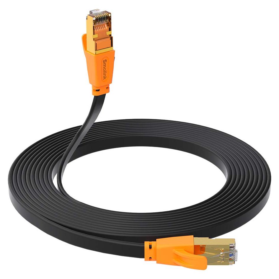 Cable Ethernet Cat 8 30m Smolink Blindado para Interior y Exterior