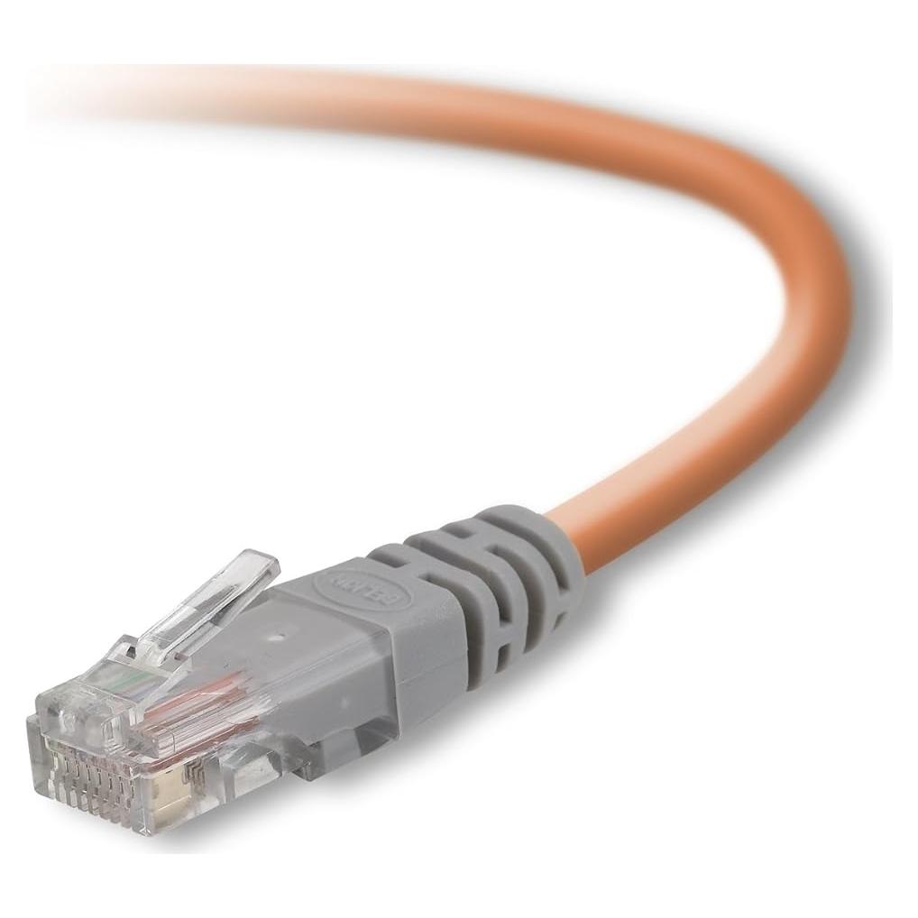 Cable de Red Crossover Belkin CAT5e 2.13m Naranja