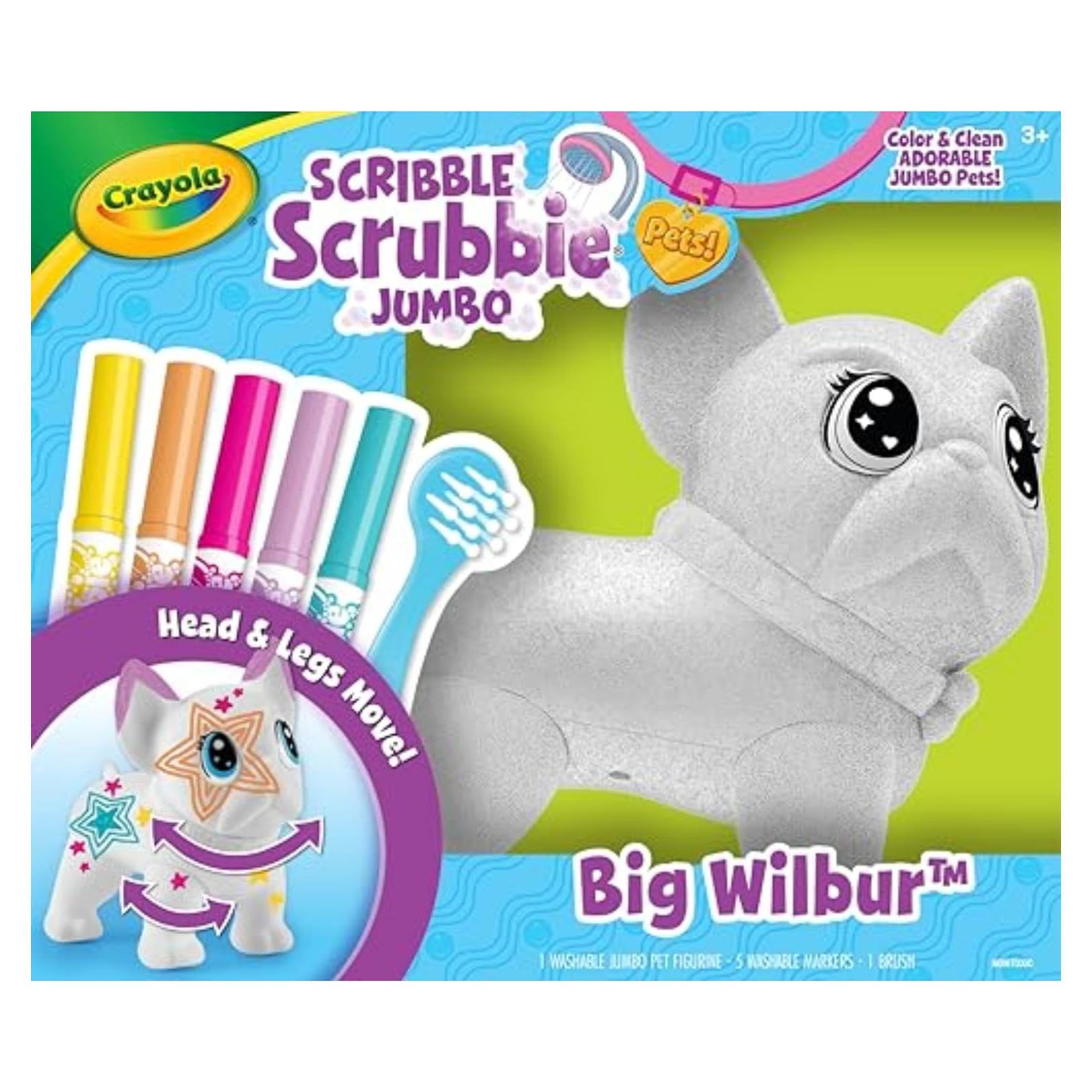Crayola Scribble Scrubbie Jumbo Wilbur - Mascota Personalizable