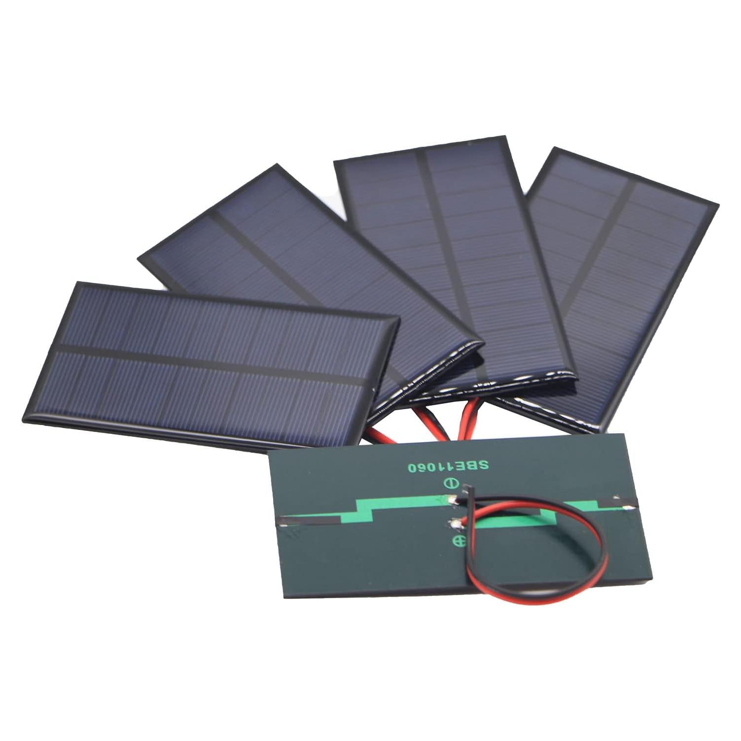 Paneles Solares Policristalinos FellDen 5V 200mA 5PCS