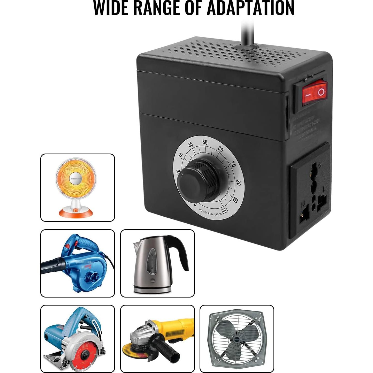 Controlador de Velocidad Variable GMURA SDKZQQ02-D 2000W