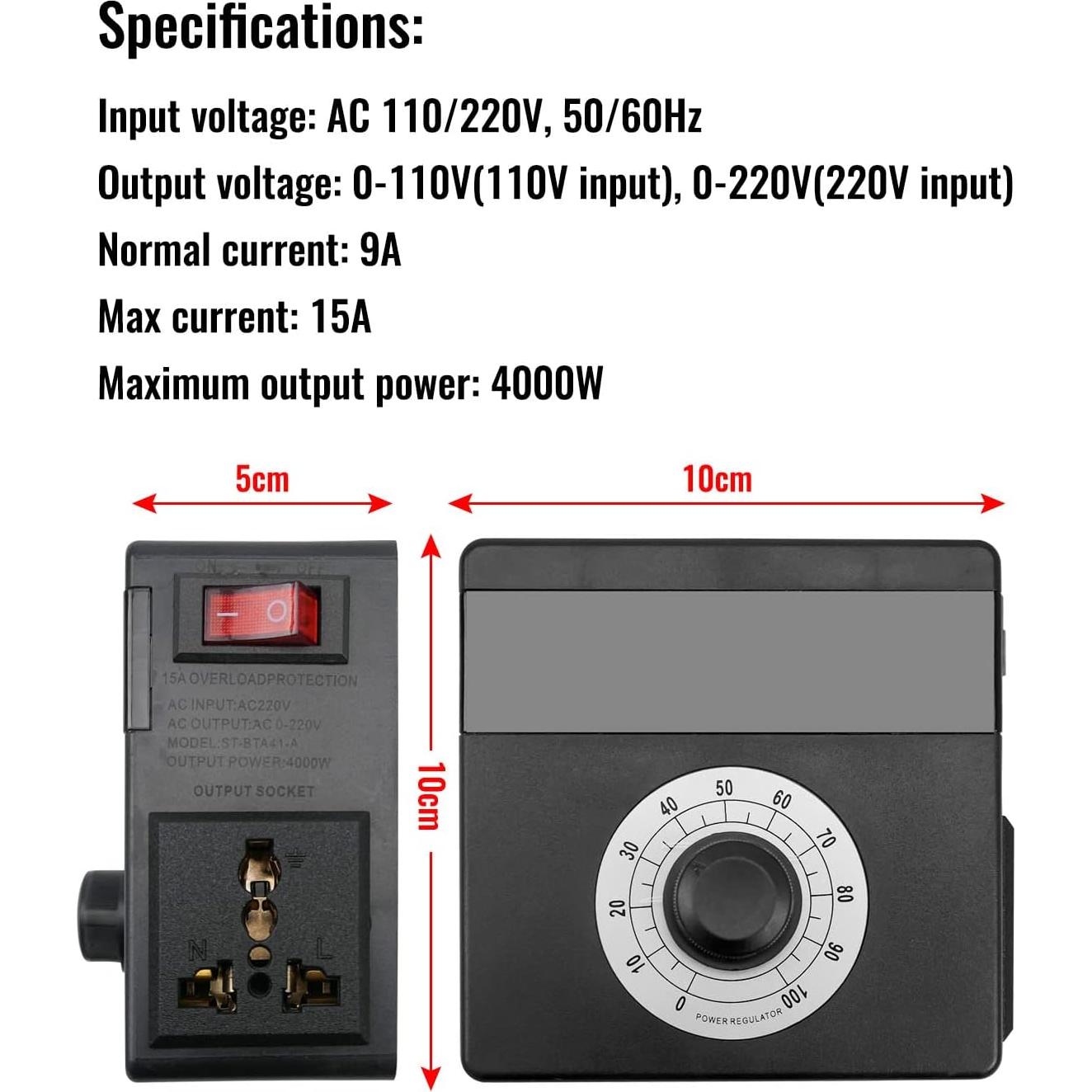 Controlador de Velocidad Variable GMURA SDKZQQ02-D 2000W