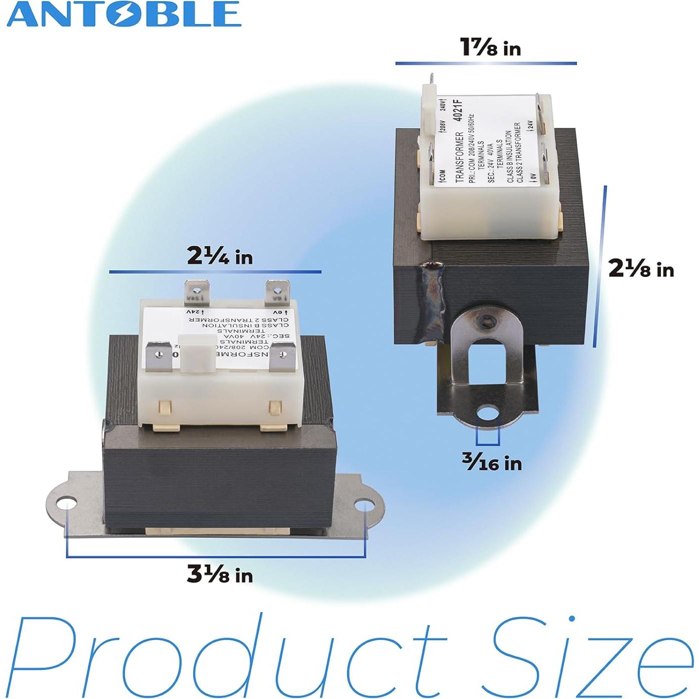 Transformador de Horno 24V ANTOBLE 40VA Compatible Goodman