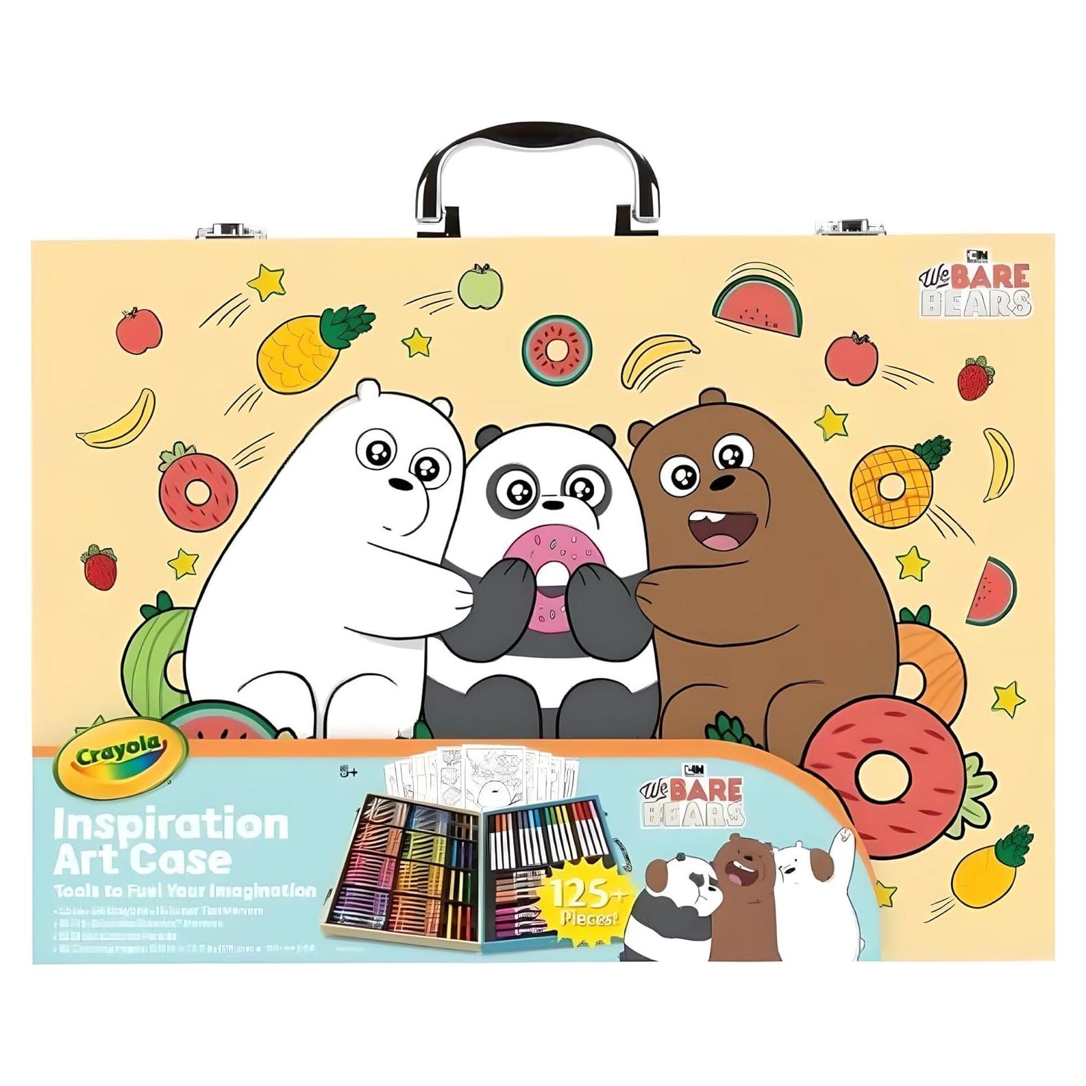 Kit de Arte Crayola We Bare Bears 128 Piezas para Niños
