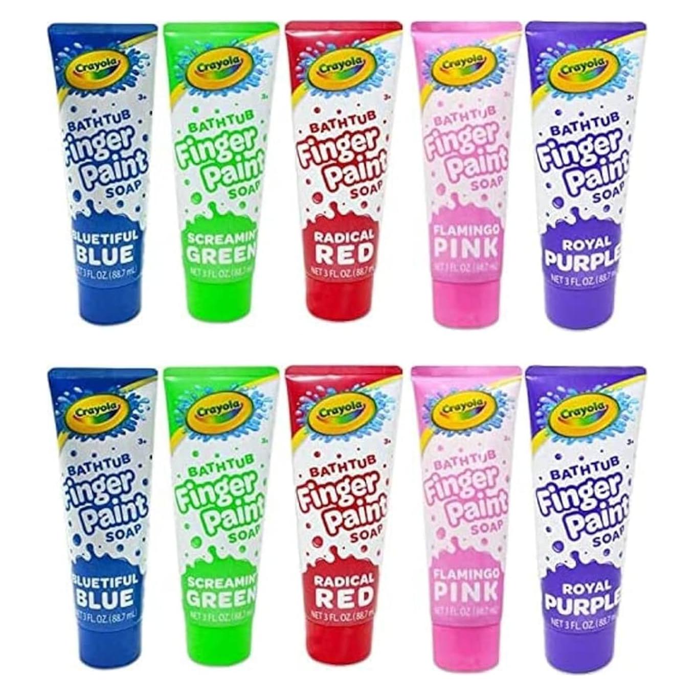 Pintura para Baño Crayola - 10 Botellas de 90 ml