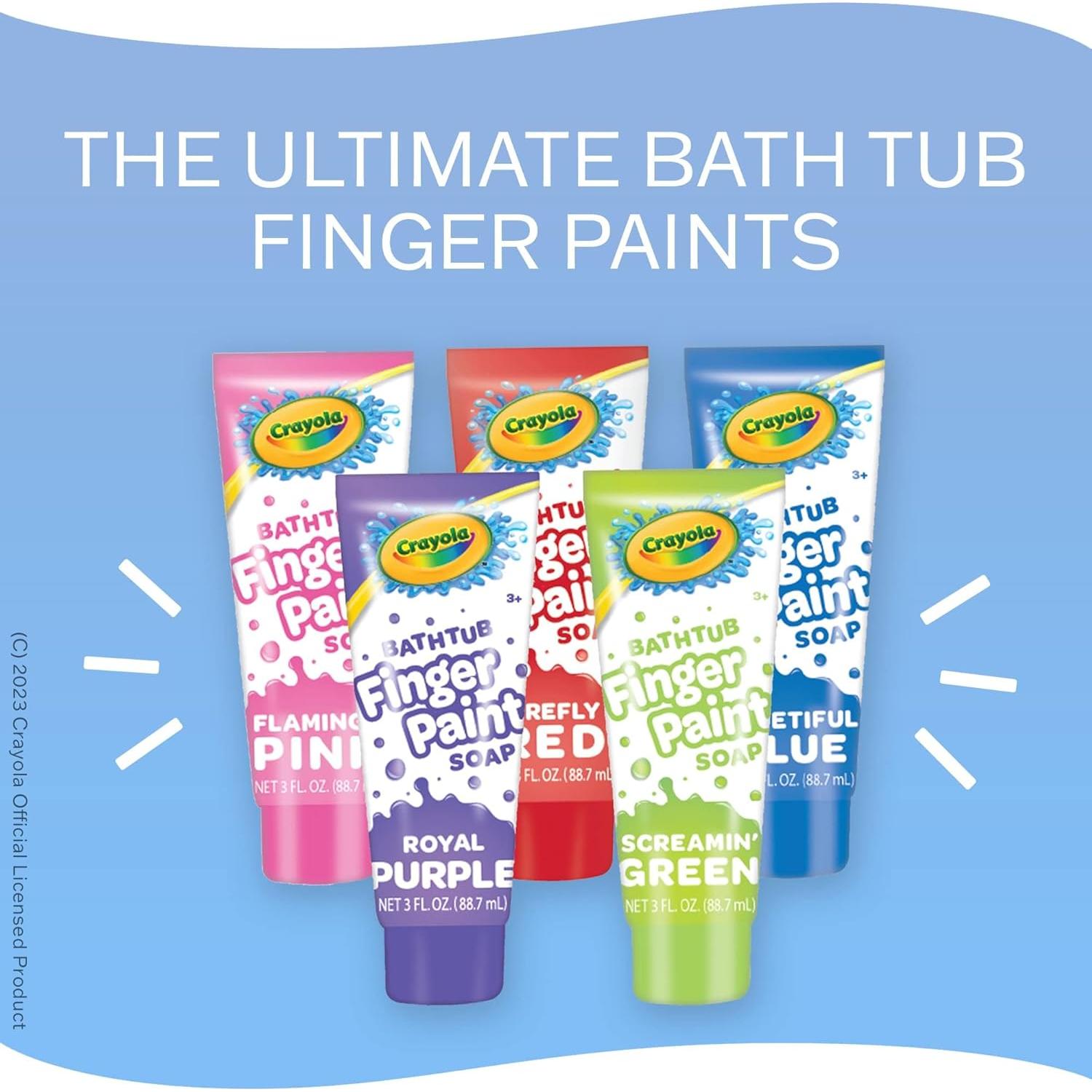 Pintura para Baño Crayola - 10 Botellas de 90 ml