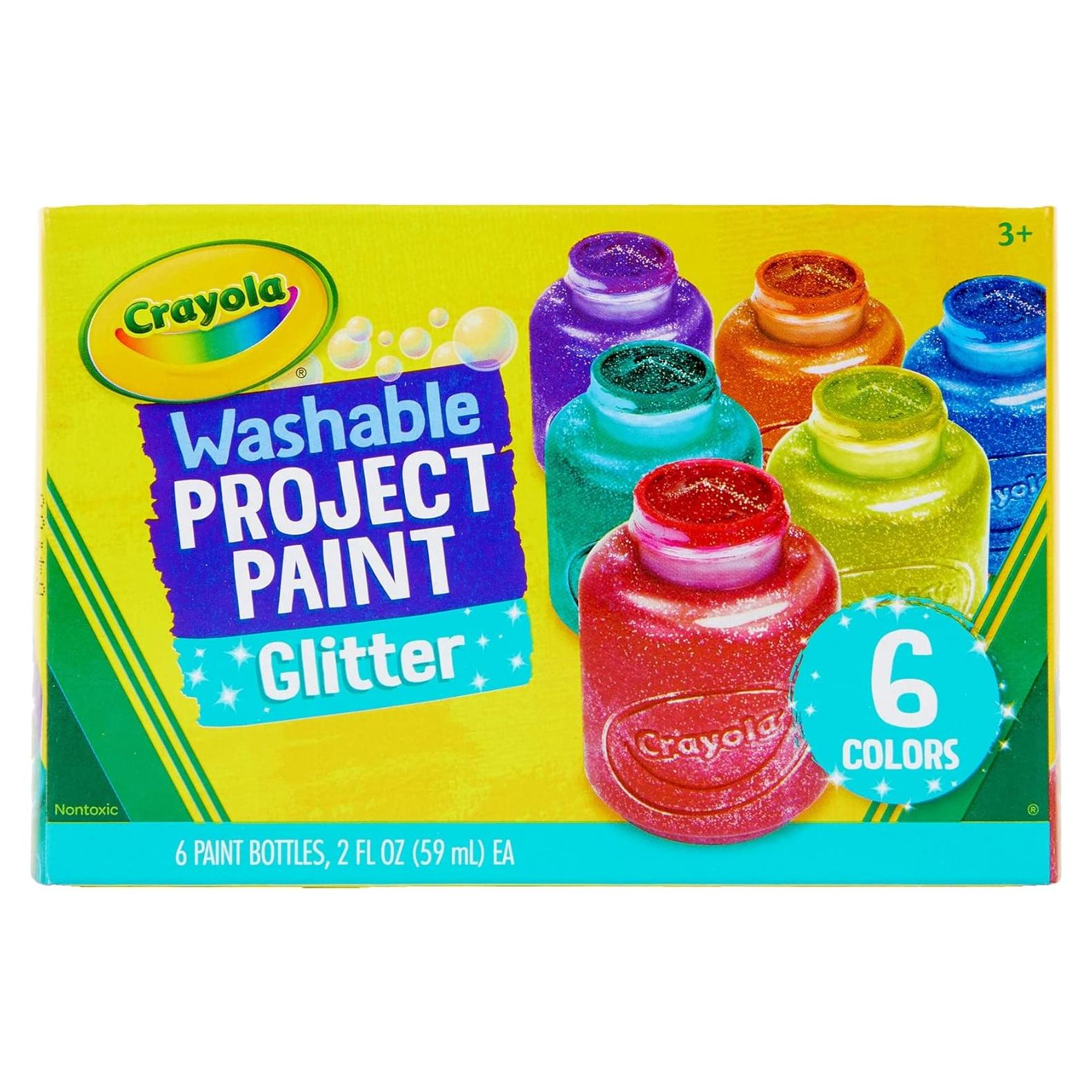Pintura Brillante Lavable Crayola 6 Colores 59 ml