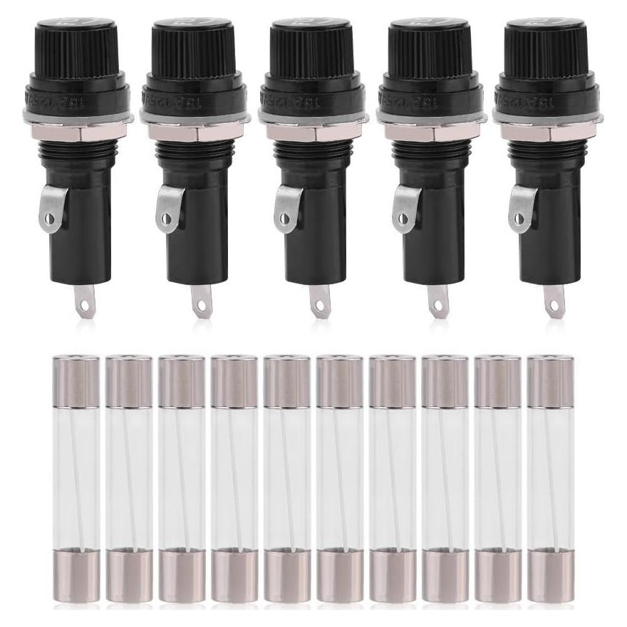 Soporte de Montaje en Panel Anauto - 5pcs 6x30mm Vidrio