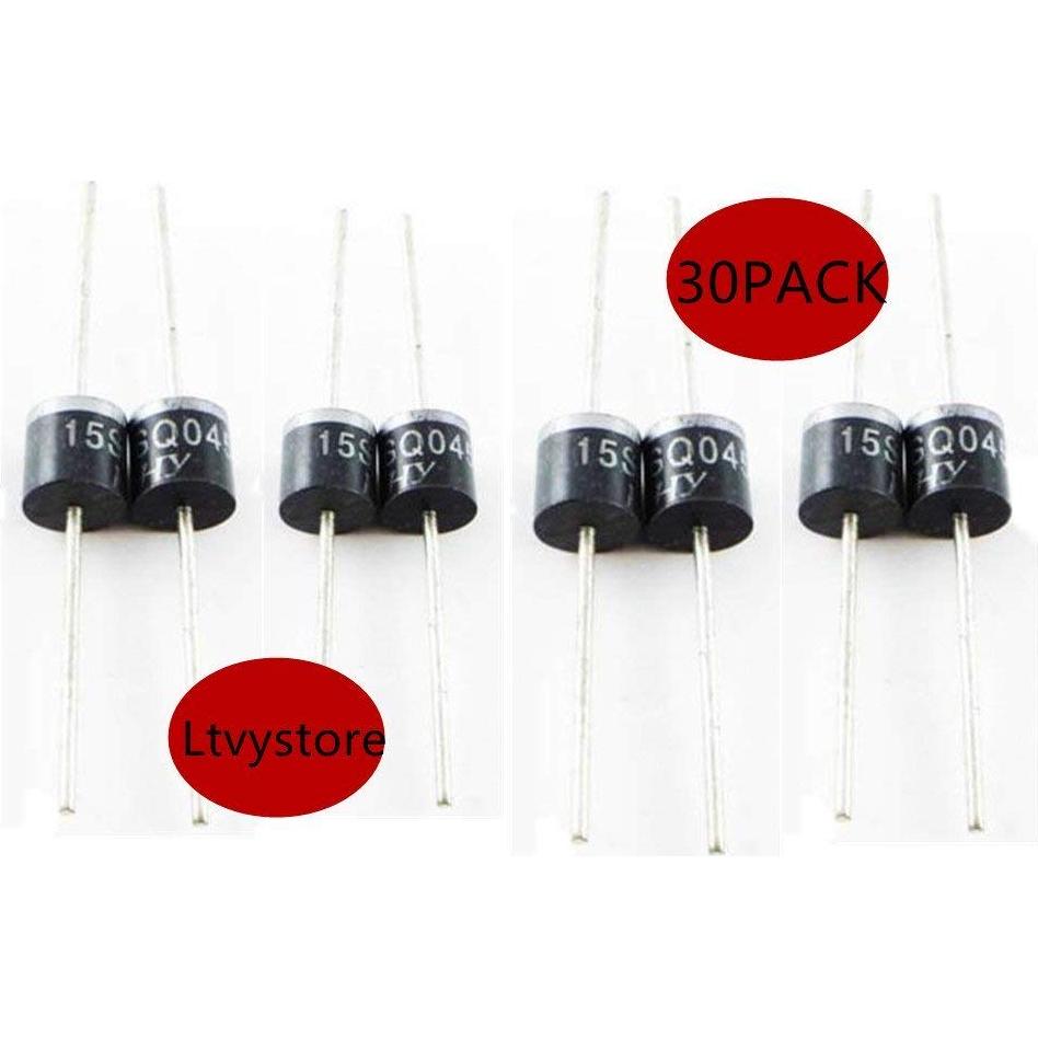 30 Diodos Schottky 15A Ltvystore 15SQ045 para Paneles Solares