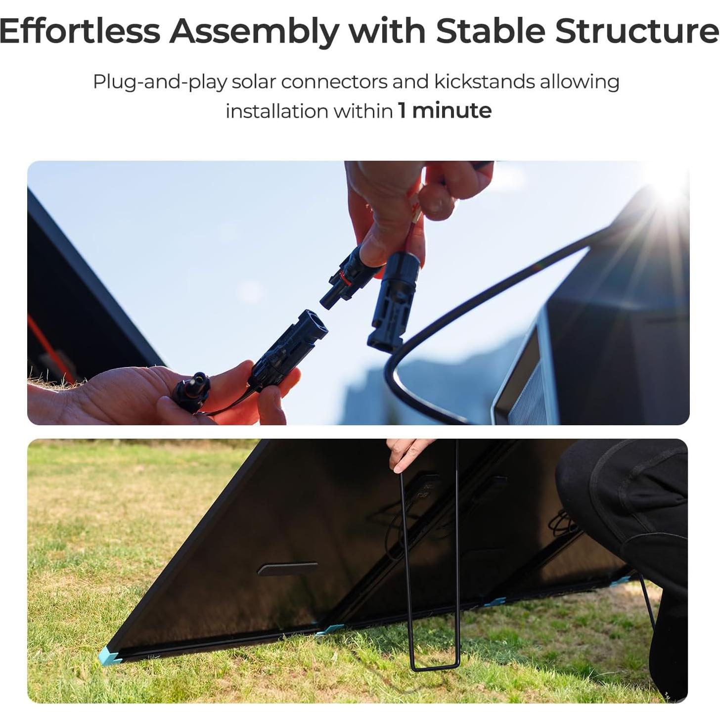 Panel Solar Plegable Renogy 300W Alta Eficiencia IP67