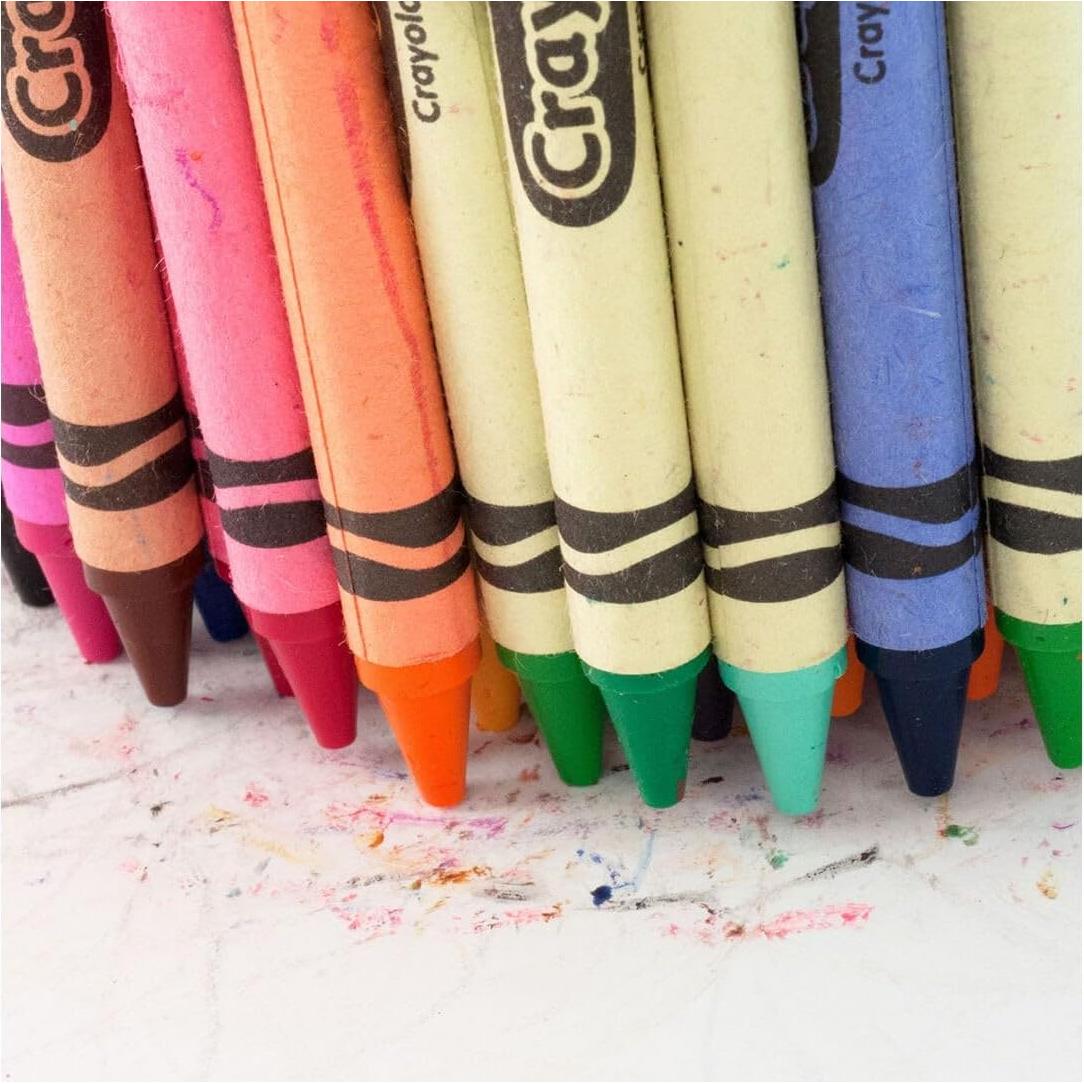 Crayons, Assorted Classic Colors, 24 Count