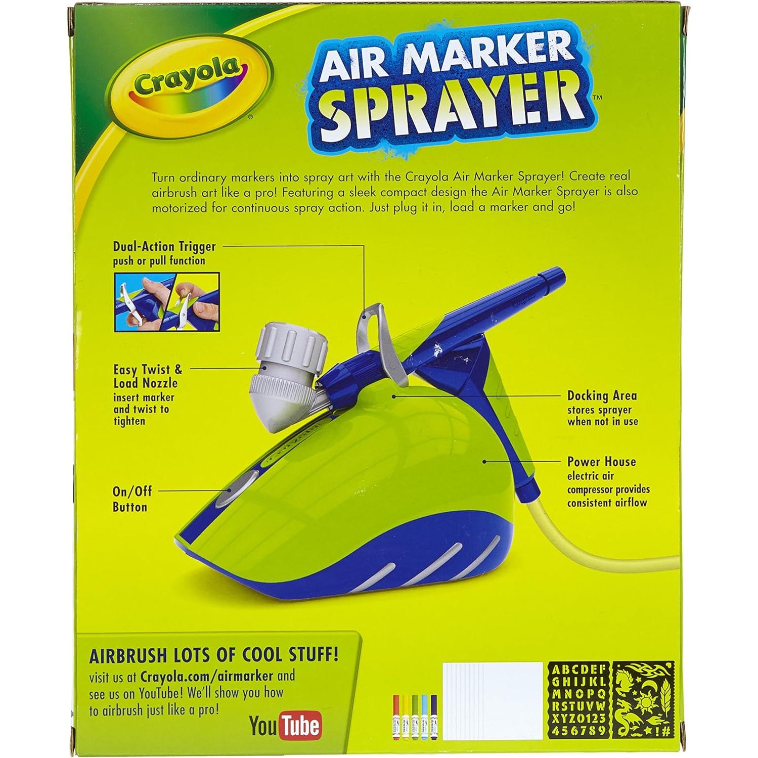 Aerógrafo Crayola Air Marker Sprayer para Niños 8-15 Años