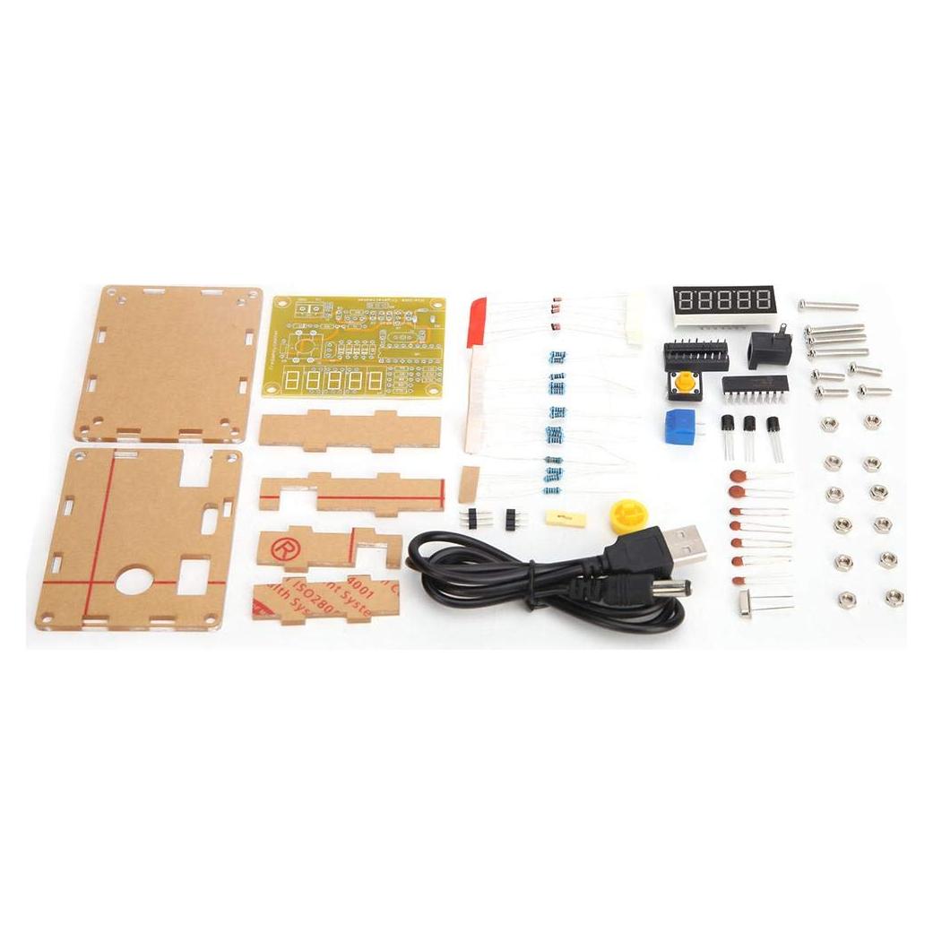 Medidor de Frecuencia DIY Walfront 1Hz-50MHz Precisión 5 Dígitos