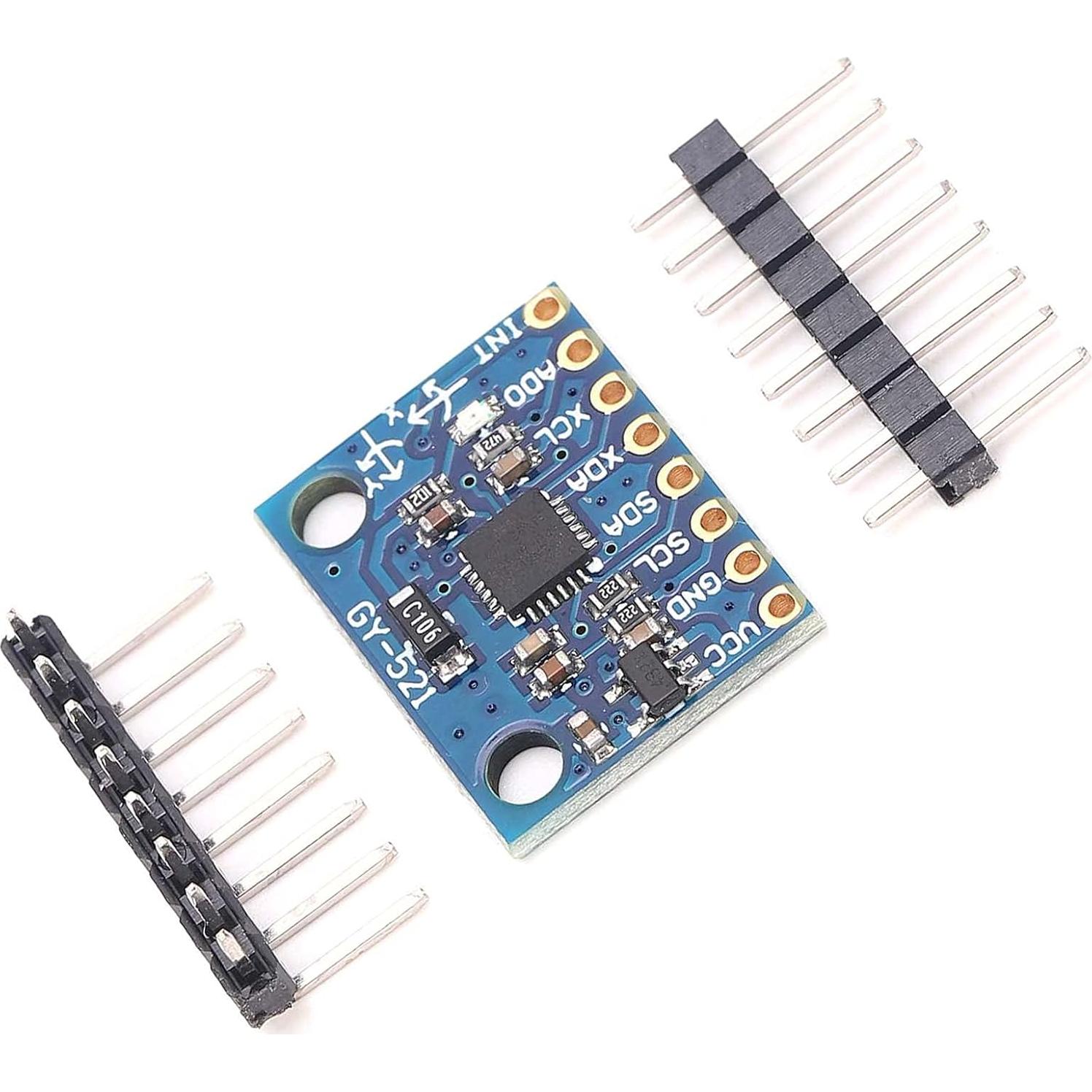 MPU6050 Module, Accelerometer Gyroscope Sensor Module PCB 3 Axes Gyro Sensors Accelerometer Board for Windows