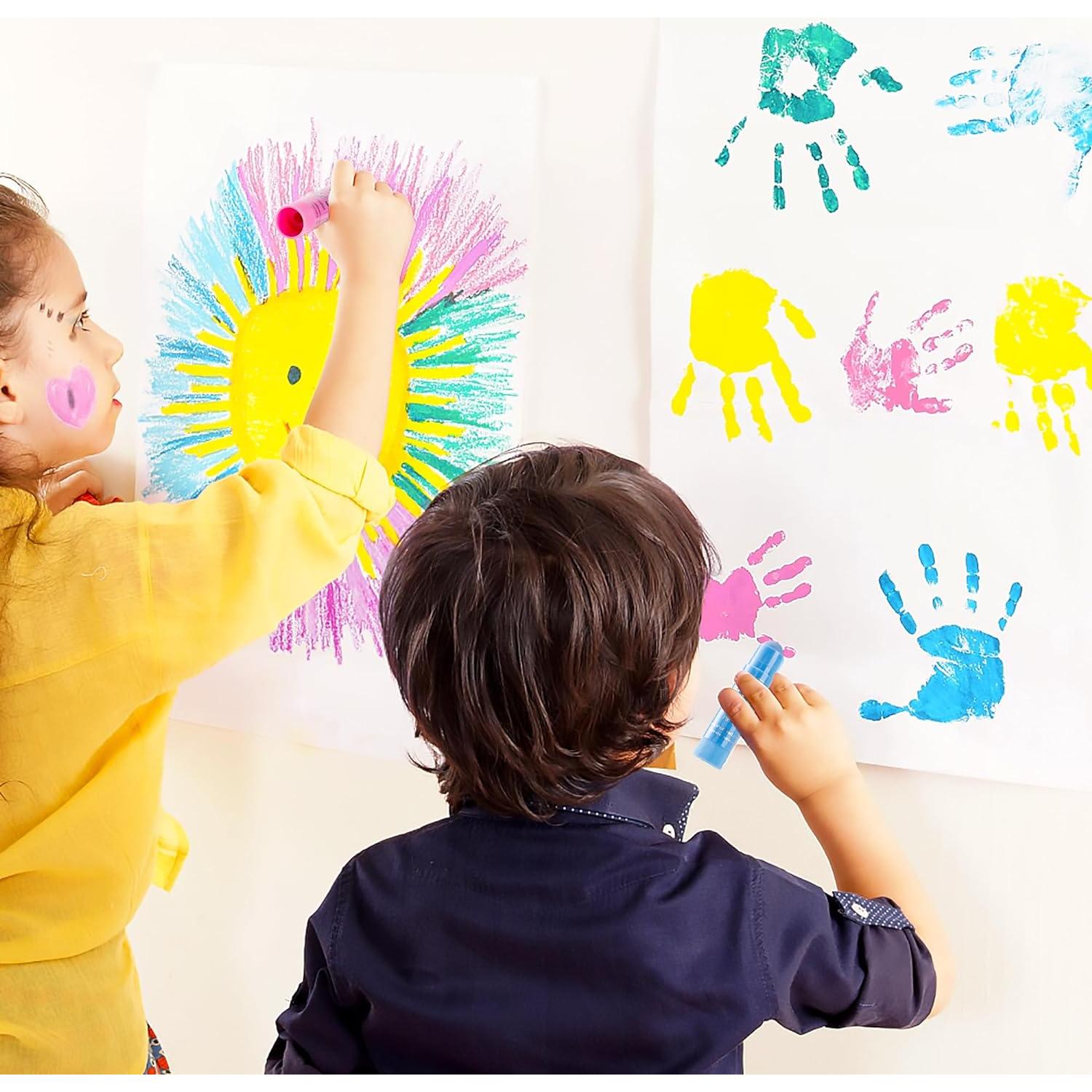 Palitos de Pintura Tempera Shuttle Art 20 Colores Pastel