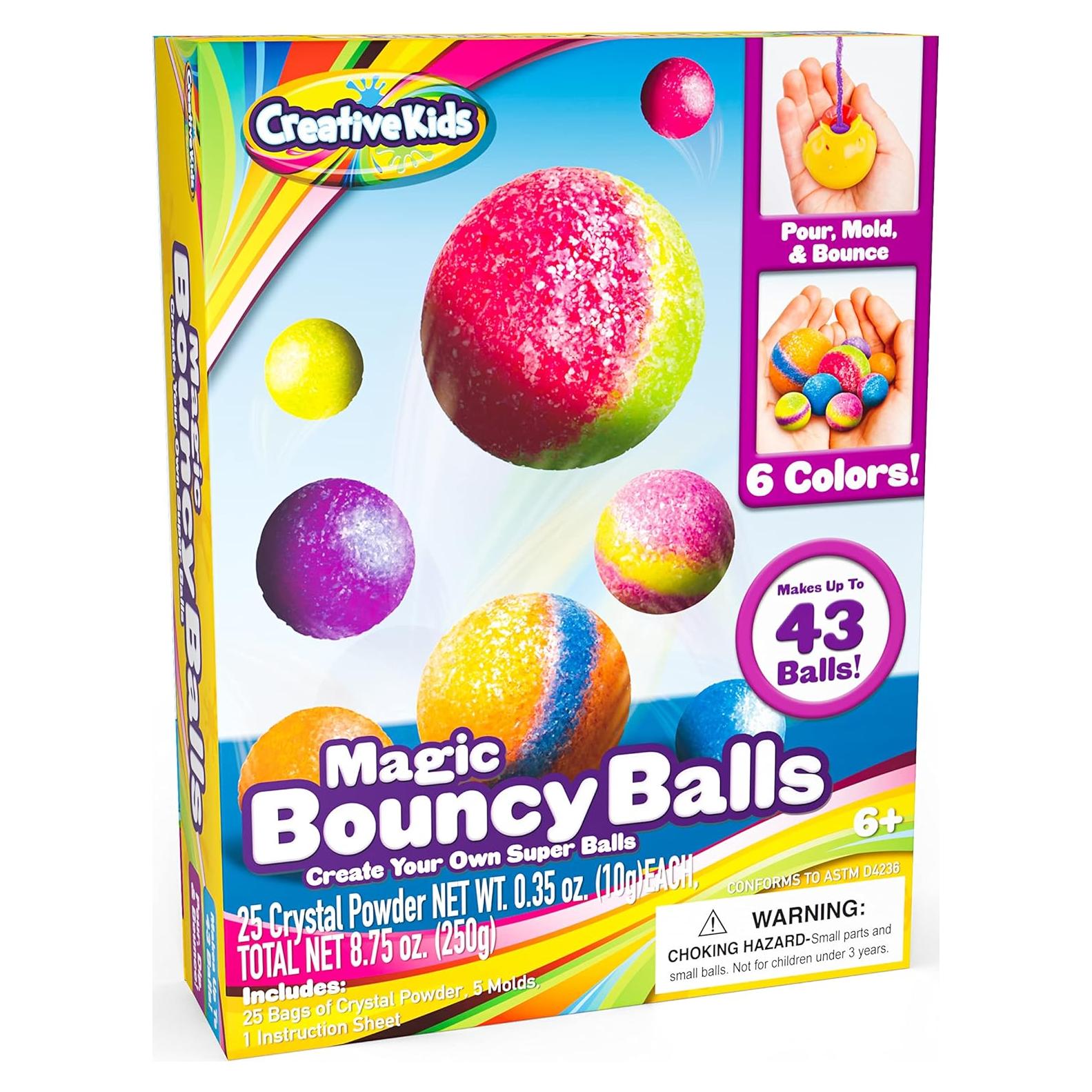 Kit de Pelotas Rebotadoras Creative Kids - 25 Bolsas y Moldes