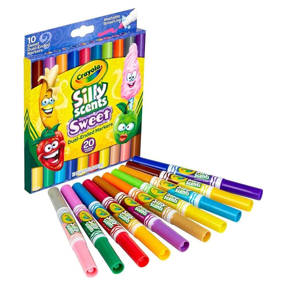 Marcadores Aromatizados Crayola Silly Scents, 10 Pzas