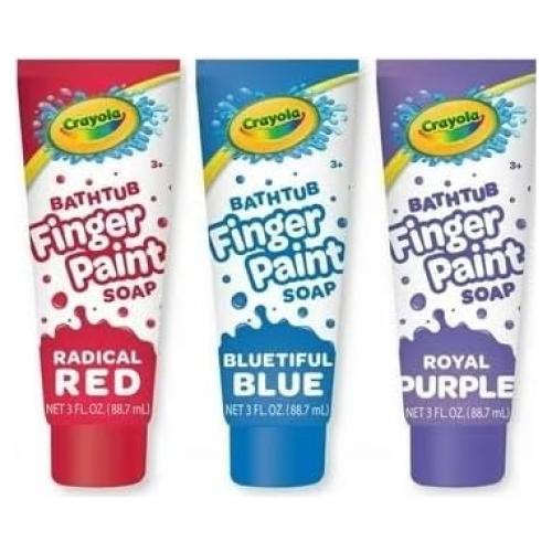Pintura de Dedos para Baño Crayola 3 Colores 90 ml